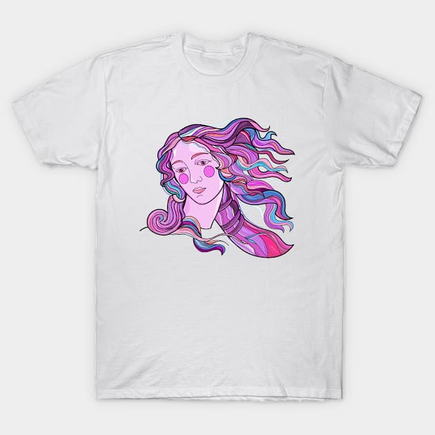 Venus 💜 T-Shirt by Belle Artwork